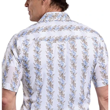 Roper Floral Stripe Men's Western Snap 01-002-0019-0262 - Image 2
