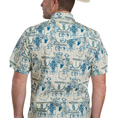 Roper Tropical Print Men's Western Snap 03-002-0064-0246 - Image 2
