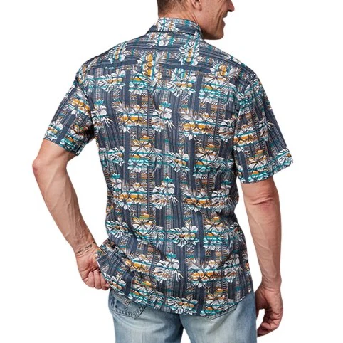 Roper Tropical Print Men's Button Up 03-002-0064-0467 - Image 3