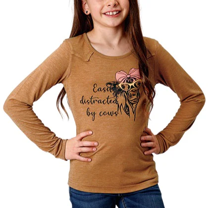 Roper Easily Distracted Girl's Top 03-009-0513-6128