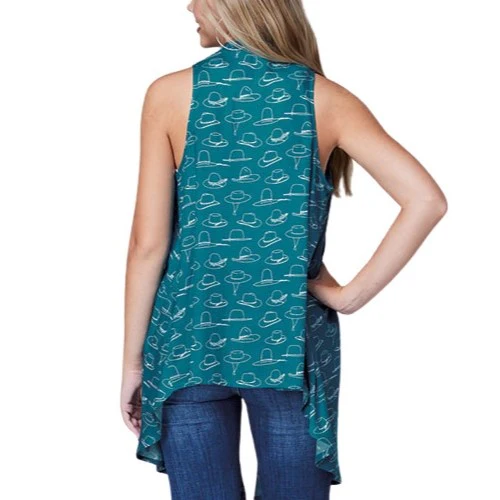Roper Many Hats Women's Sleeveless Cardigan 03-500-0590-4021 - Image 2