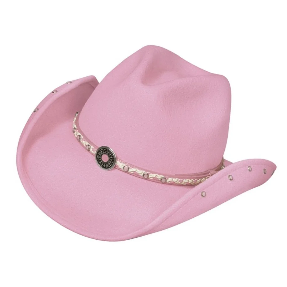 Bullhide Baby Jane Pink Wool Kid's Hat 0421P - Image 3