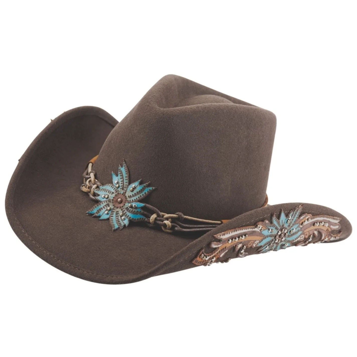 Bullhide Ain't It Different Chocolate Wool Cowboy Hat 0830CH - Image 6