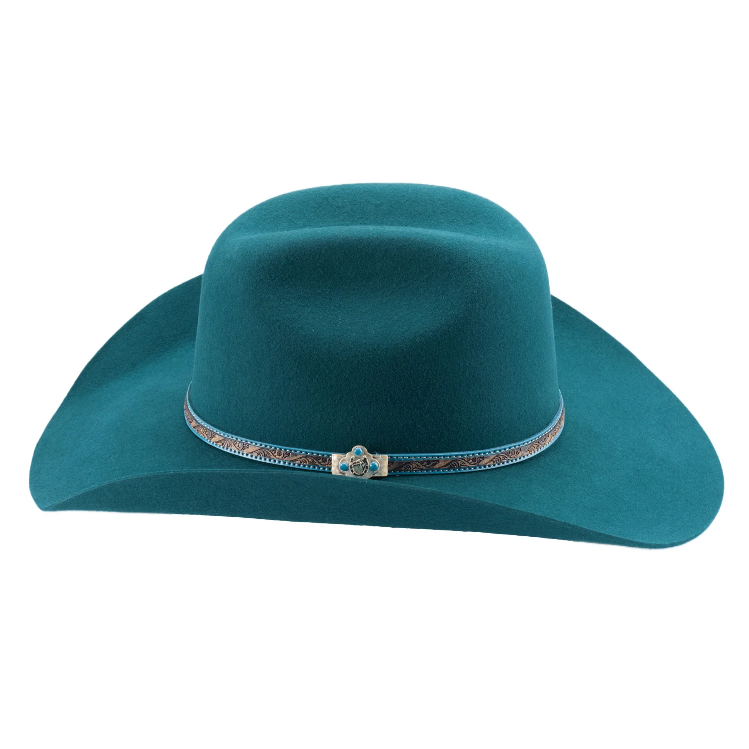 Bullhide Life With You Turquoise Wool Cowboy Hat 0870TU - Image 4