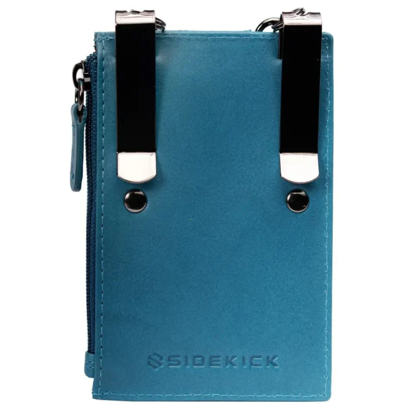 Sidekick Embossed Blue Jean Wallet 1060-V2 - Image 3