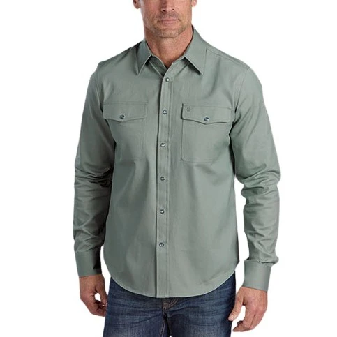 Stetson Sage Green Men's Western Snap 11-001-0465-1042