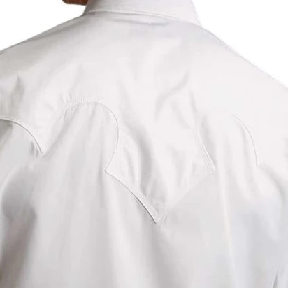 Stetson Poplin White Men's Button Up 11-001-0465-9354 - Image 2
