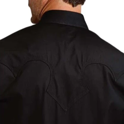Stetson Poplin Black Men's Button Up 11-001-0465-9356 - Image 2