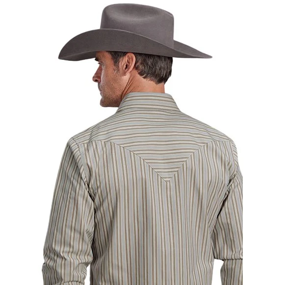 Stetson Classic Stripe Dobby Stitch Men's Button Up 11-001-0476-0739 - Image 2