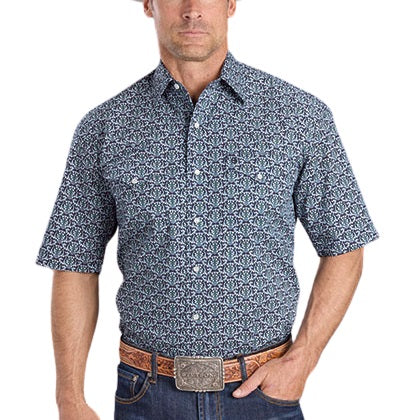 Roper Medallion Print Men's Western Snap 11-002-0425-2061