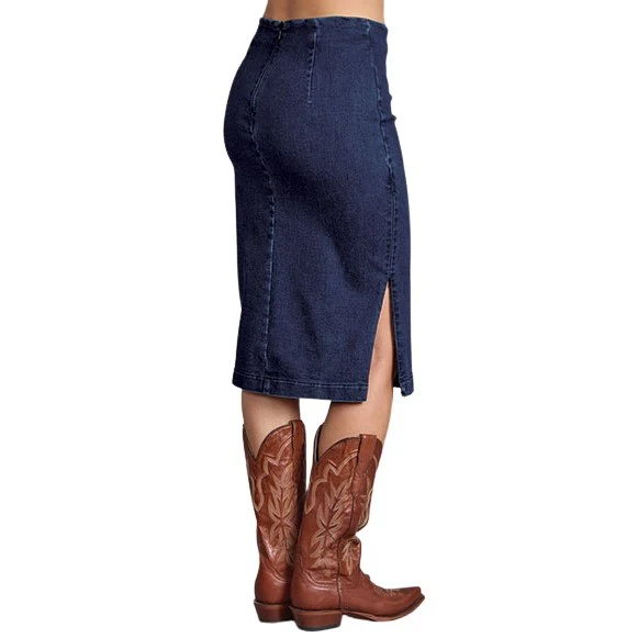 Stetson Denim Pencil Women's Skirt 11-060-0202-2041 - Image 2