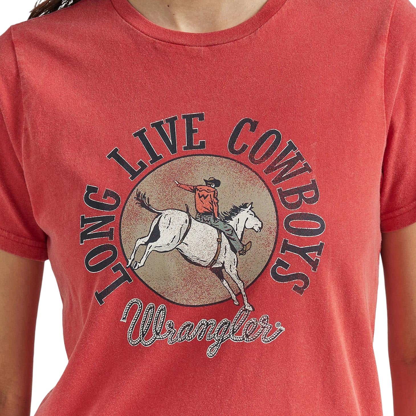 Wrangler Long Live Cowboys Women's Tee 112350125 - Image 3