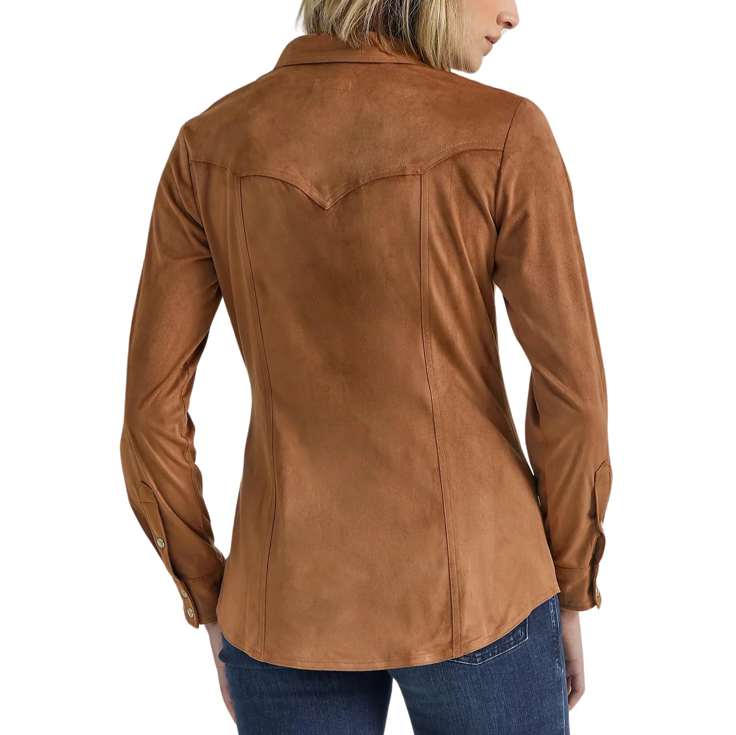 Wrangler Suede Rodeo Women's Button Up 112353205 - Image 2