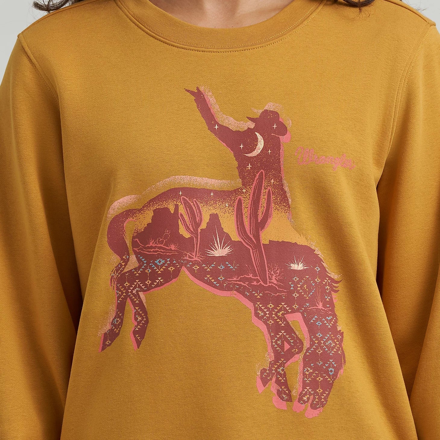 Wrangler Rodeo Women's Crew Sweatshirt 112368910 - Image 3