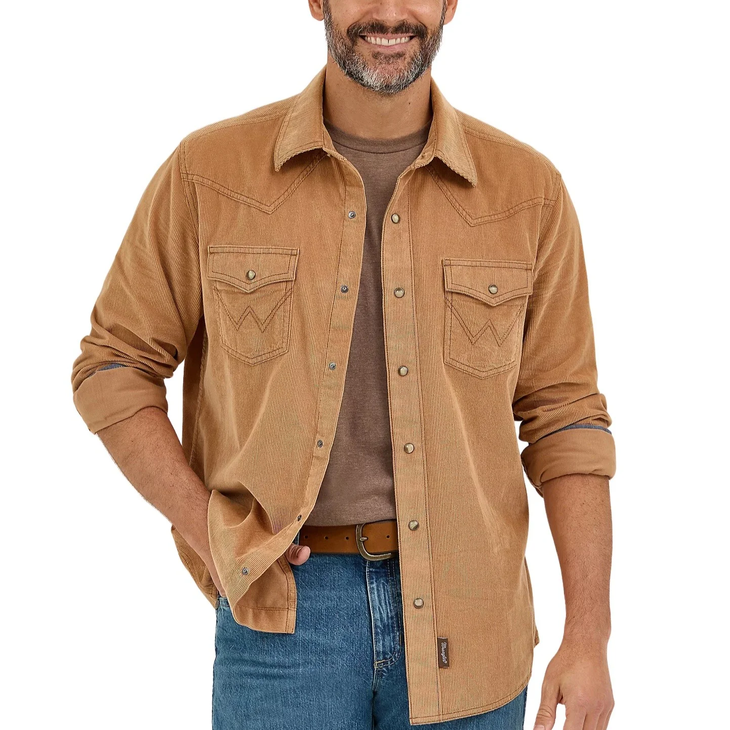 Wrangler Corduroy Men's Western Snap 112369587