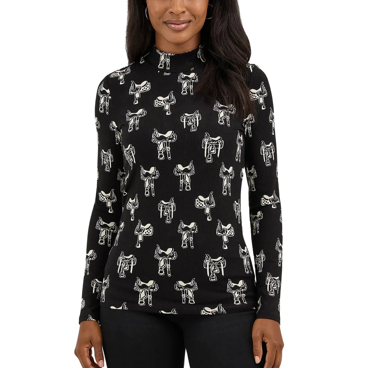 Wrangler Mock Saddle Women's Top 112371630