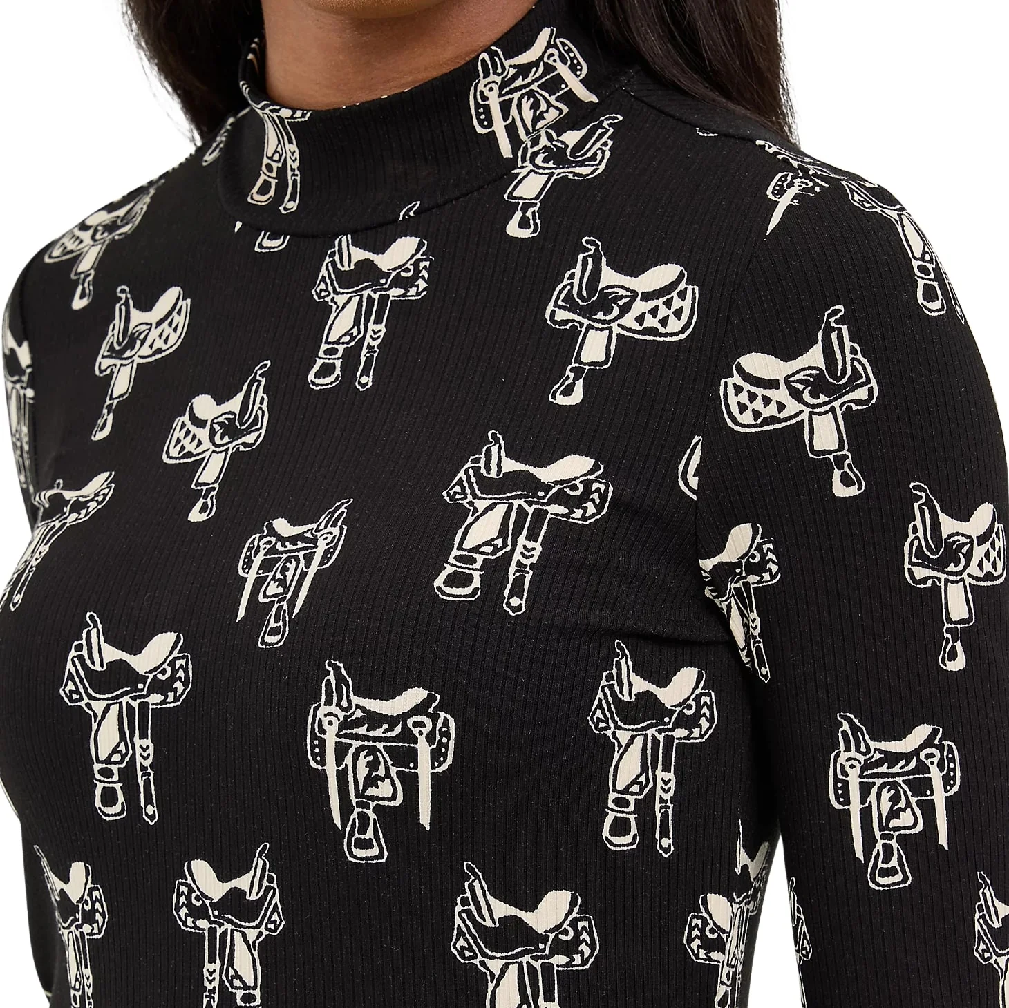Wrangler Mock Saddle Women's Top 112371630 - Image 2