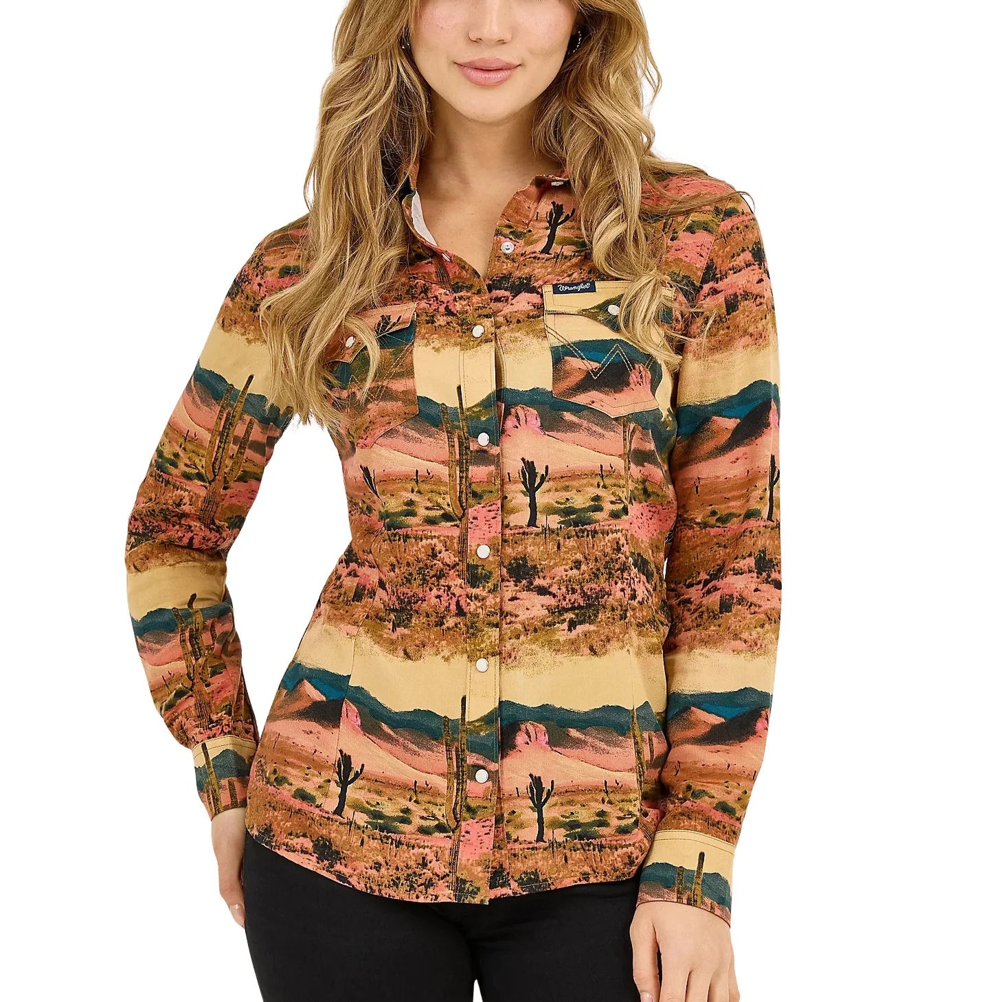 Wrangler Retro Scenic Women's Western Snap 112371687