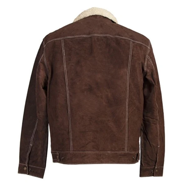 Scully Boar Suede Chocolate Jean Men's Jacket 11386 - Image 2