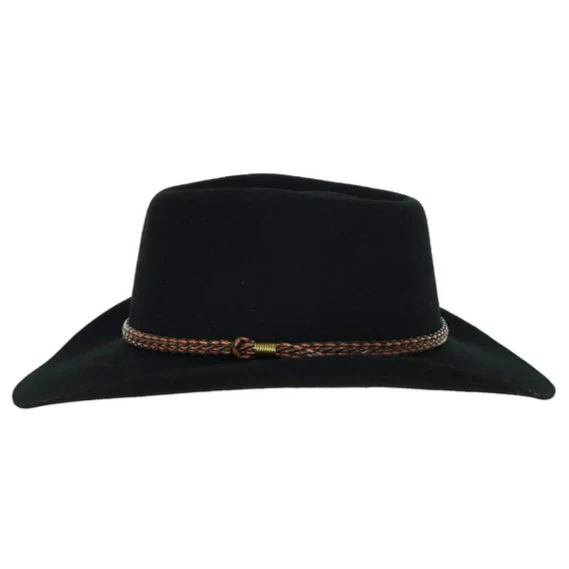 Outback Forbes Black Wool Hat 1153 - Image 4