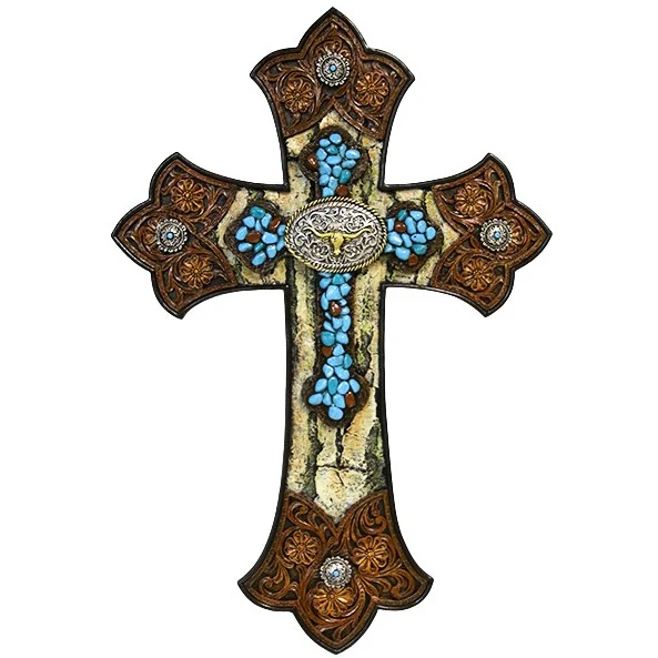 Deleon Longhorn Concho Cross 13205