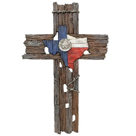 Deleon Barbered Texas Cross 15387