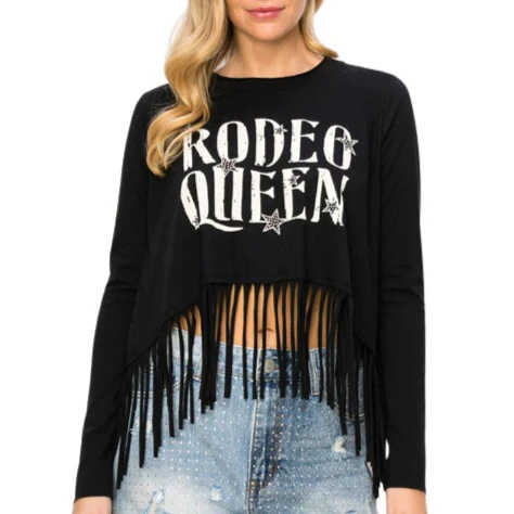 Vocal Rodeo Queen Fringe Women's Top 19492L - Image 4