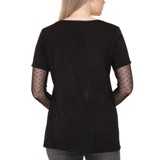 Vocal Wild West Mesh Sleeve Women's Top 20806L - Image 3
