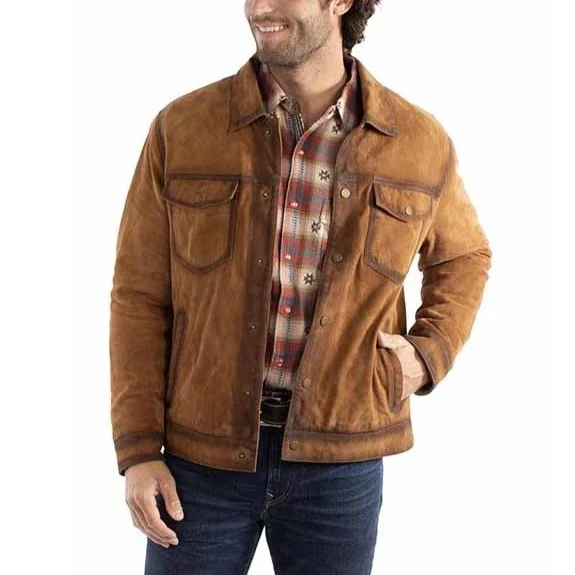 Scully Tan Suede Men's Jacket 2083