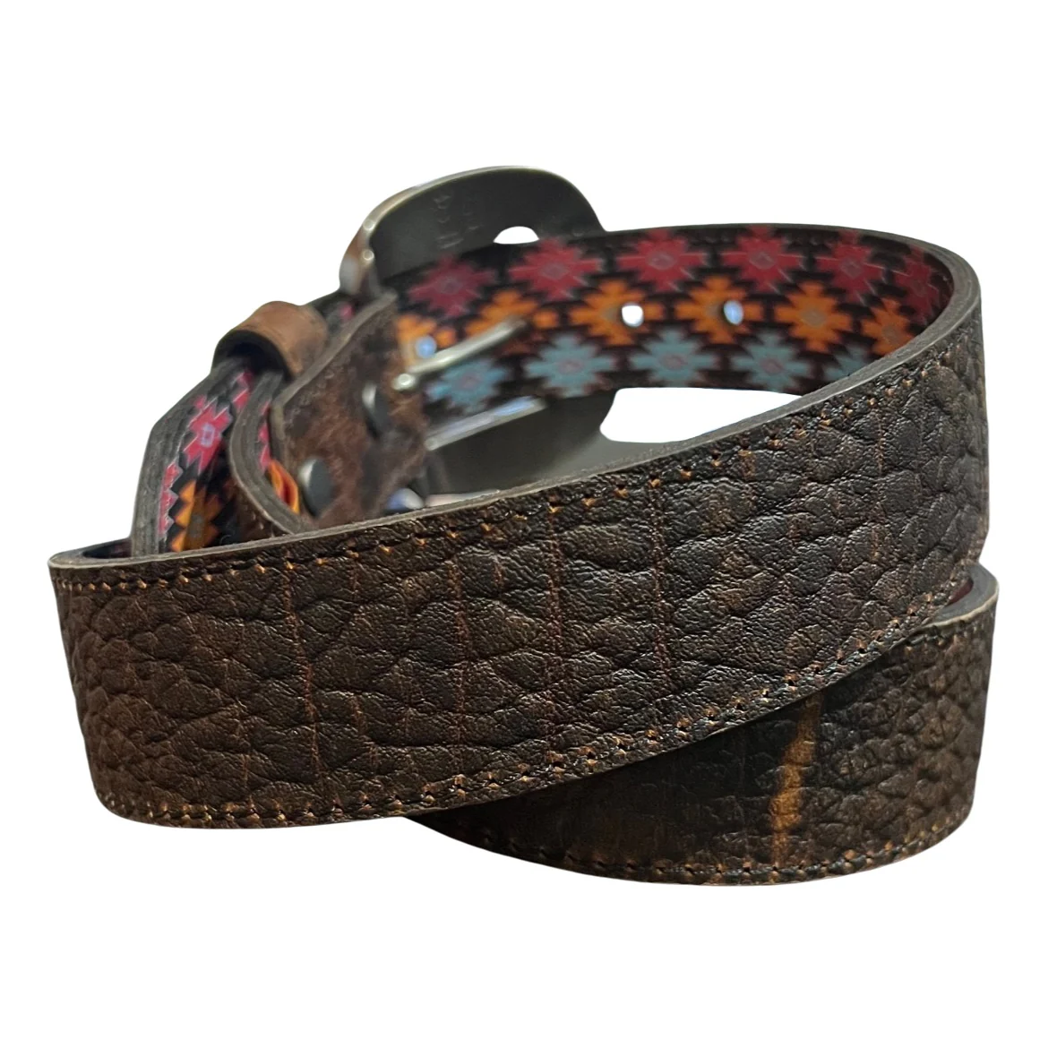 Red Dirt Co. Bison Print Belt 22227BE5 - Image 2
