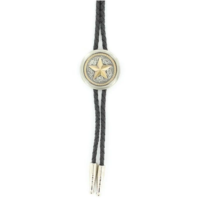 M&F Round Star Bolo Tie 22611