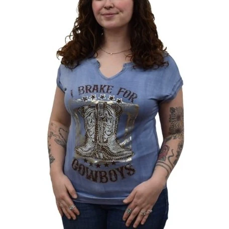 Liberty Wear Brake for Cowboys Women's Tee 270045