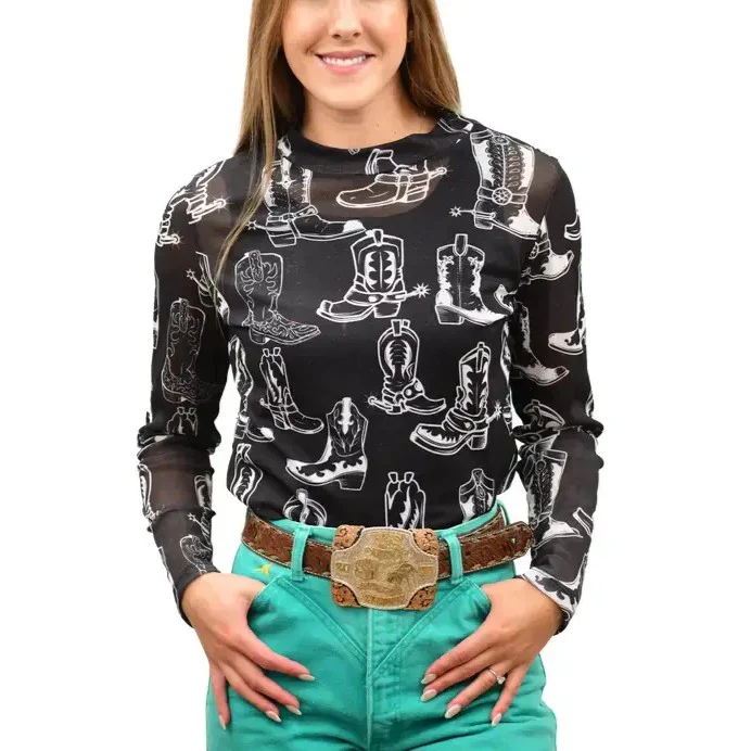 Liberty Wear Kickin Dust Mesh Women's Top 271495