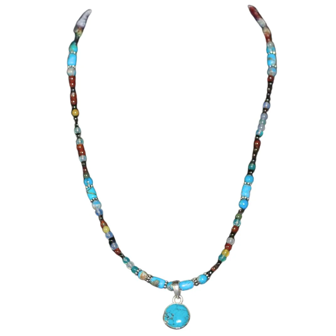 Paige Wallace Circle Pendant Necklace 310C