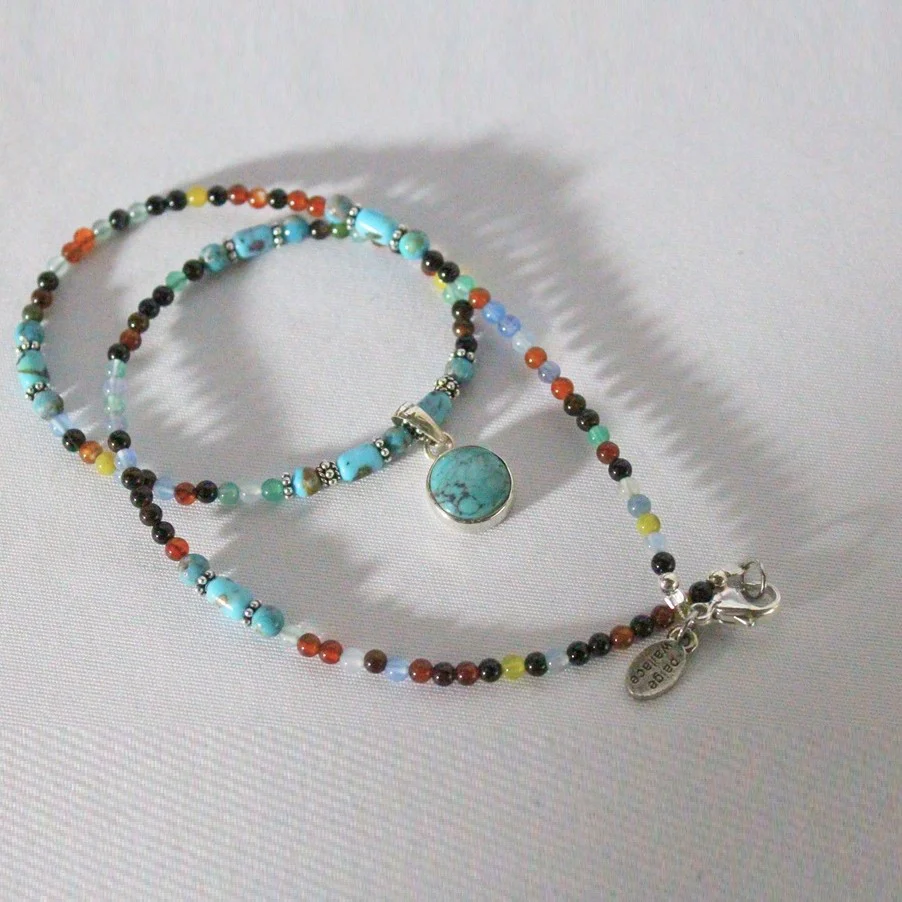Paige Wallace Circle Pendant Necklace 310C - Image 3