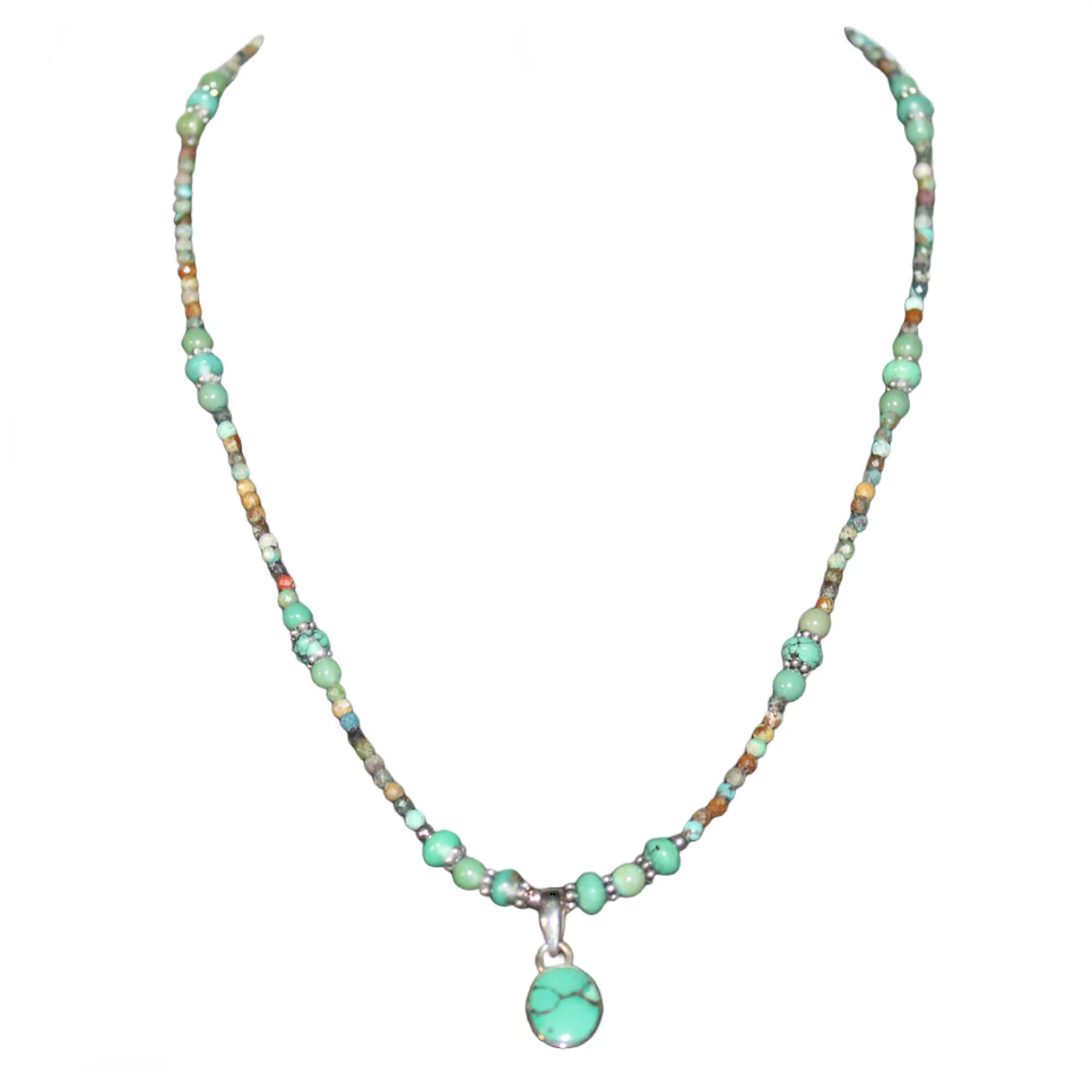 Paige Wallace Oval Pendant Necklace 316E