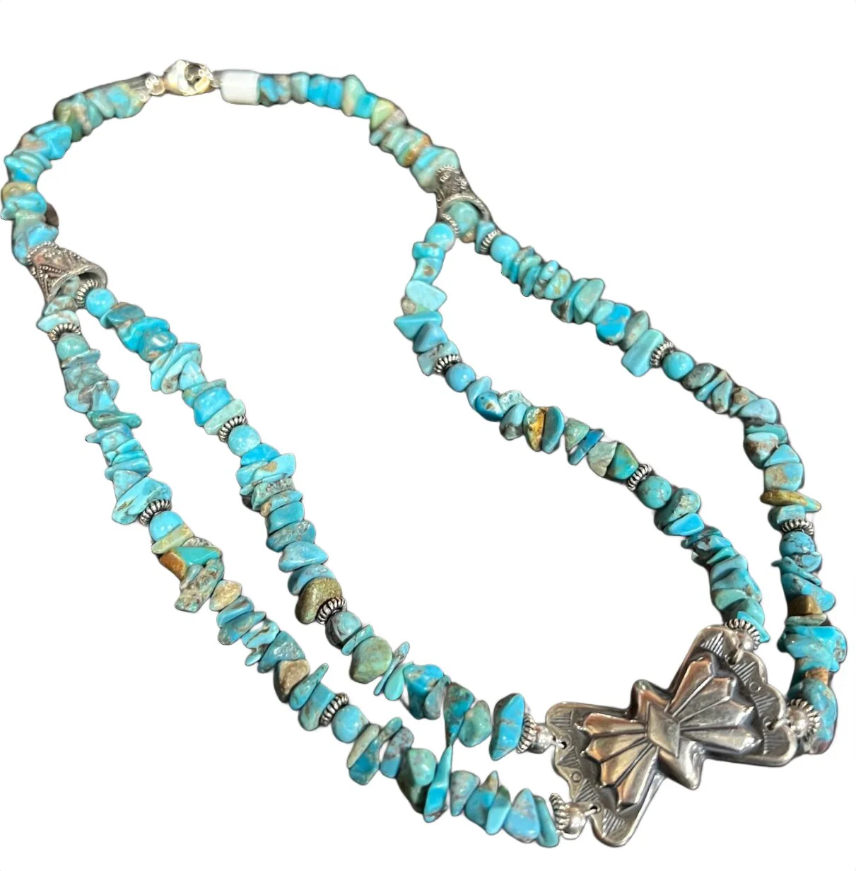 Paige Wallace Turquoise Bow Choker 320B - Image 2