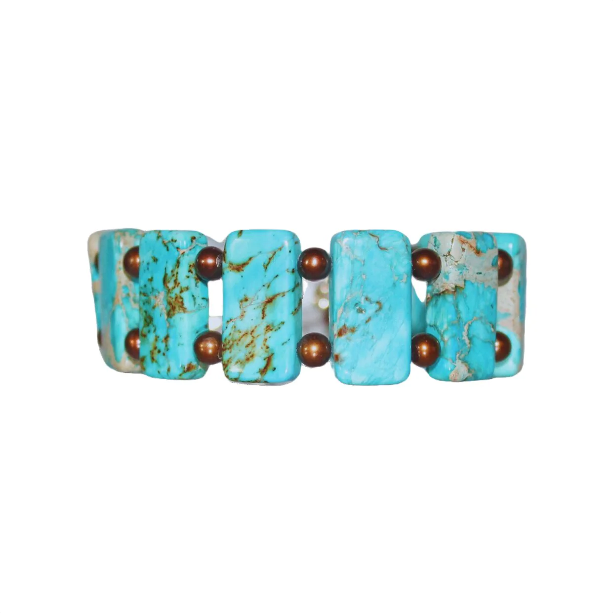Paige Wallace Imperial Jasper Bracelet 332C