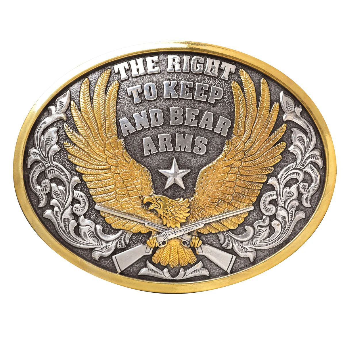 Nocona Bear Arms Buckle 37117
