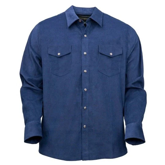 Outback Bryce Navy Men's Button Up 40259