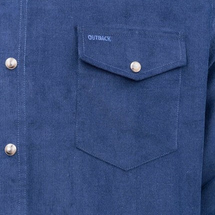 Outback Bryce Navy Men's Button Up 40259 - Image 3