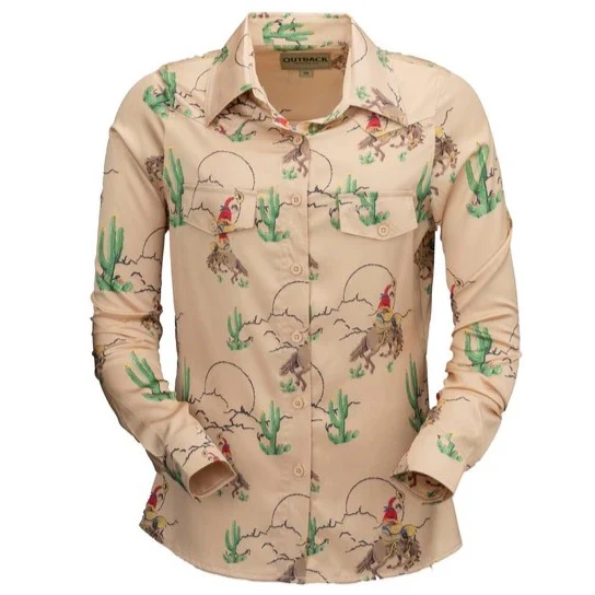 Outback Piper Tan Women's Button Up 42155