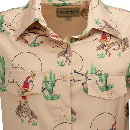 Outback Piper Tan Women's Button Up 42155 - Image 3