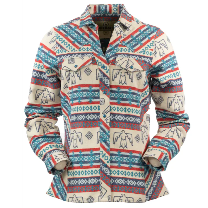 Outback Lorelei Aztec Fleece Women's Button Up 42239