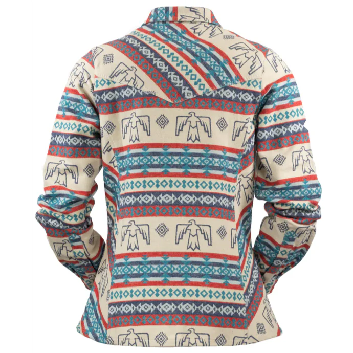 Outback Lorelei Aztec Fleece Women's Button Up 42239 - Image 2