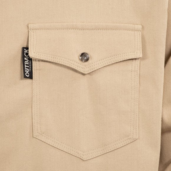 Outback Everett Khaki Men's Button Up 42731 - Image 3