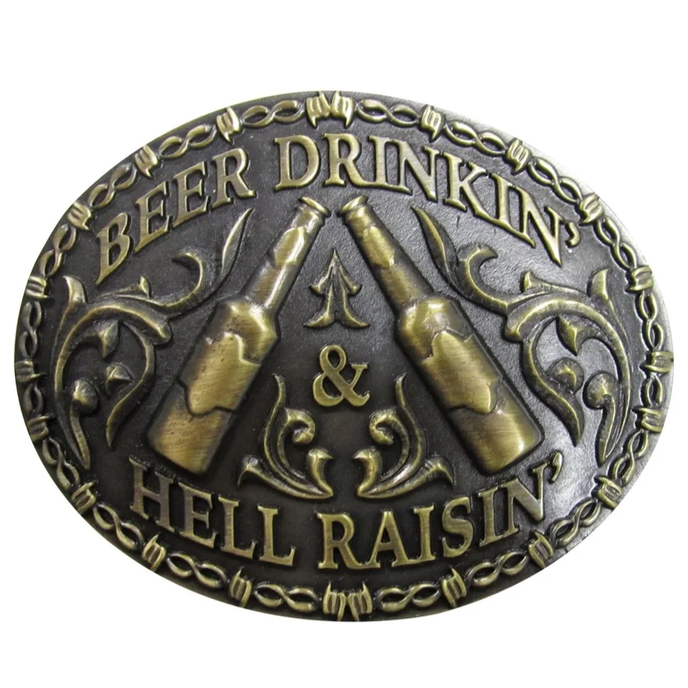 AndWest Beer Drinkin Buckle 613-06