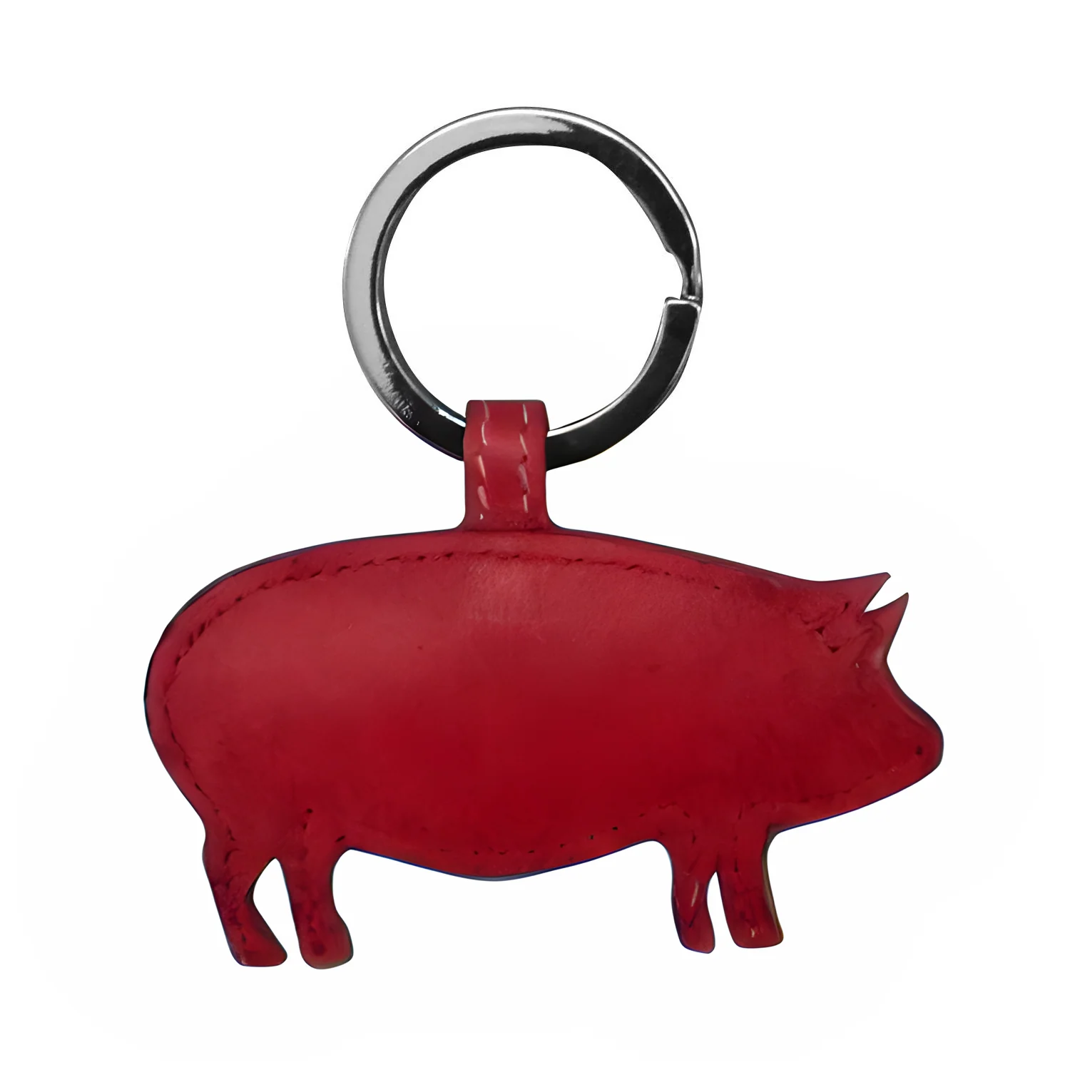 ILI Pig Charm Key Chain Red 6176 - Image 2
