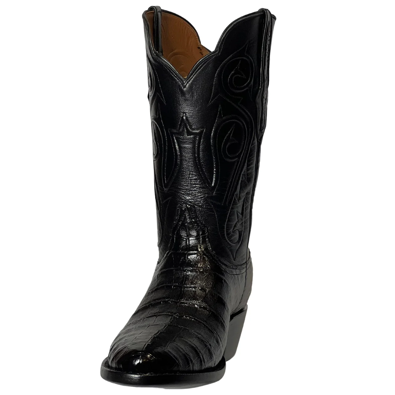 Black Jack Caiman Belly Black Men's Boot 6320 - Image 4