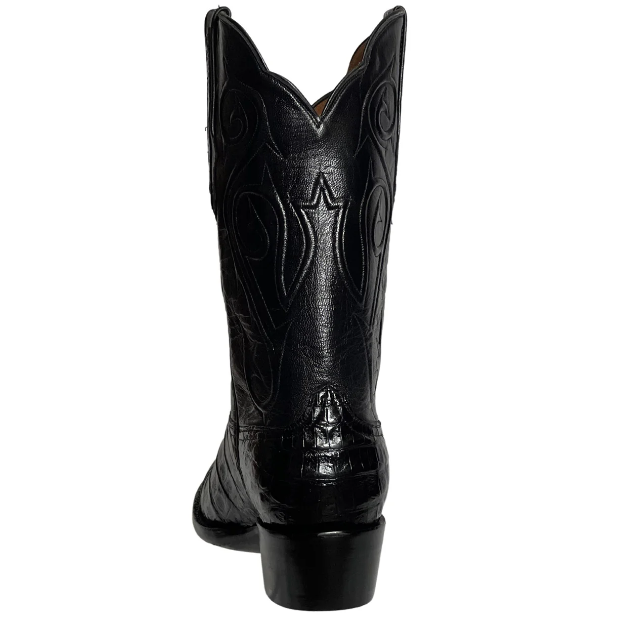 Black Jack Caiman Belly Black Men's Boot 6320 - Image 5
